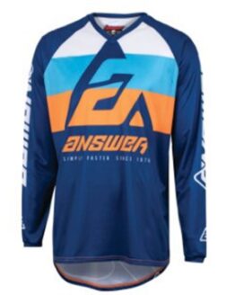 23 Syncron CC Jersey Blue/Orange/Black - Large