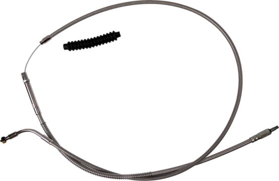Barnett High-Efficiency Stainless Clutch Cable +6in Harley FLTRX/FLTRXSE