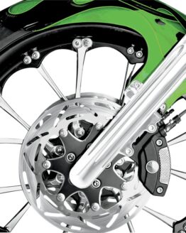 Arlen Ness Hot Leg Fork Legs Chrome Deep Cut Dual Disc