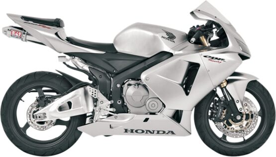 Yoshimura RS5 Stainless Slip-On Exhaust Silver Fits 07-08 Honda CBR600RR