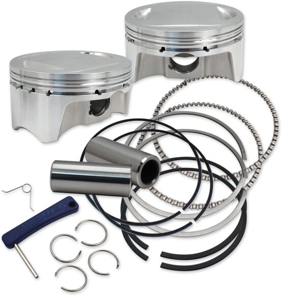 107" Big Bore Forged Piston Kit 3.937" Standard Bore