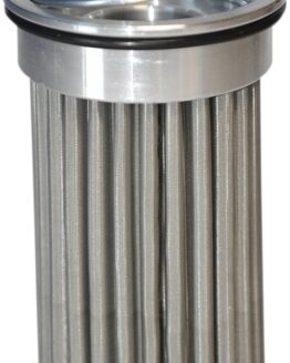 PC Racing Flo Stainless Steel Oil Filter Drop-In Harley 1965-1982
