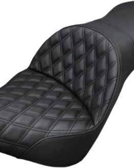 Explorer Lattice Stitched 2-Up Seat - Black