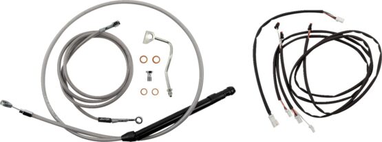 Extended Black Control Cable Kit for 12" T-Bar Bars