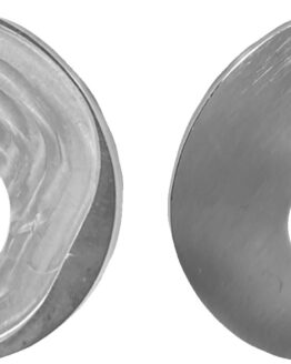 Trask Axle Adjuster Kit Brushed Stainless For Harley-Davidson Touring