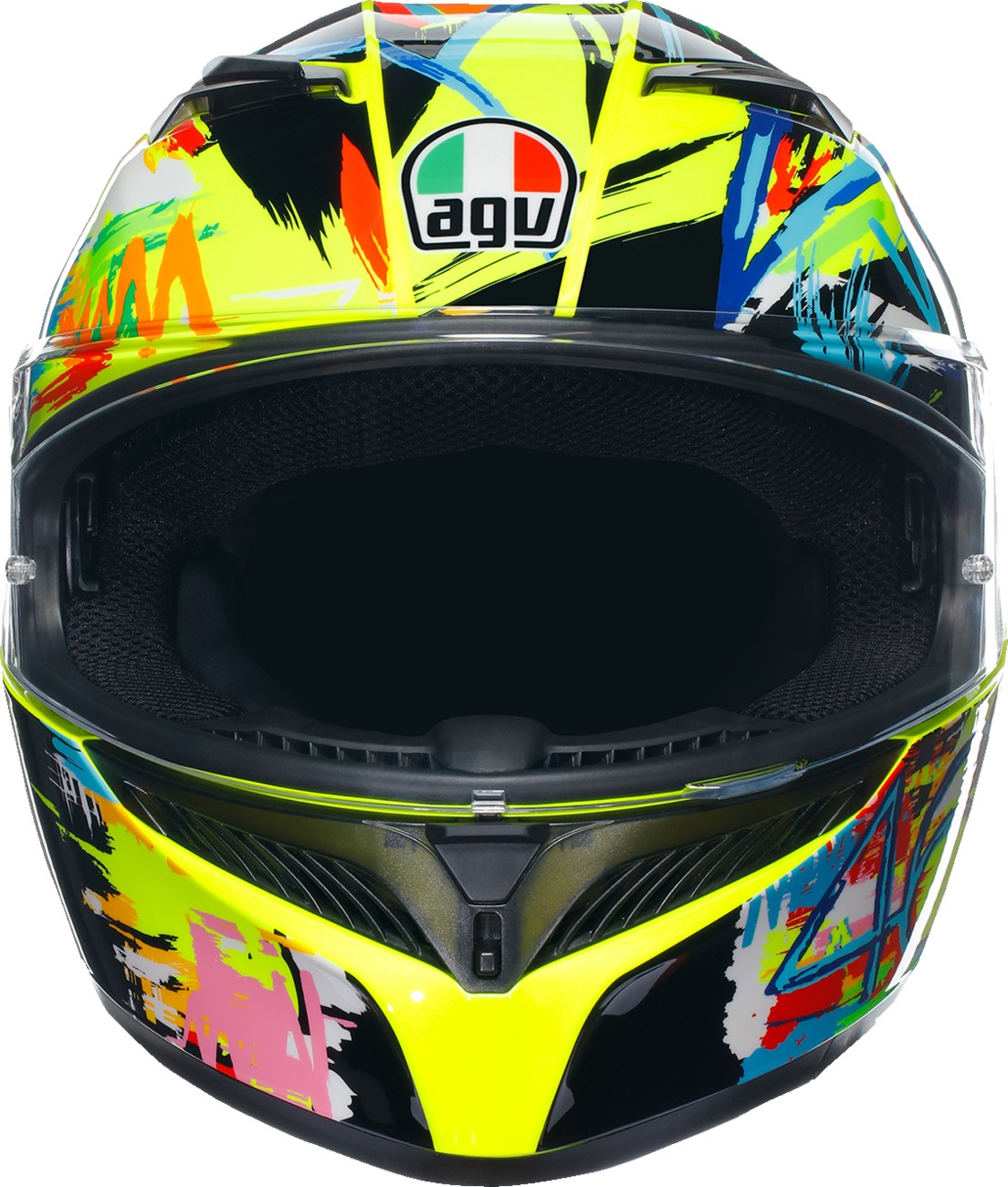 AGV K3 Rossi Winter Test 2019 Full Face Helmet Yellow 2XL - Image 3