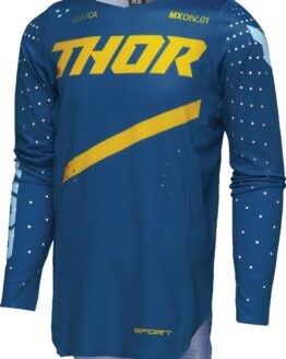 Thor Youth SPORTMODE Brave Jersey Blue Yellow Medium