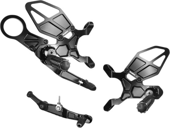 Vortex Original Rearsets Black for BMW S1000RR 2020-2024