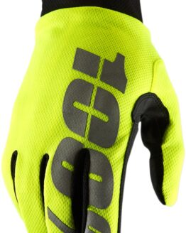 100% Hydromatic Waterproof Gloves Flo Yellow XL