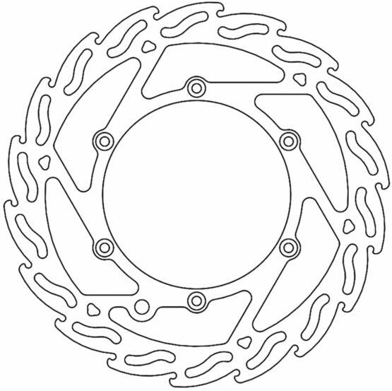 Moto-Master Flame Front Brake Rotor 260mm For KTM, Husqvarna, Gas Gas - Image 2