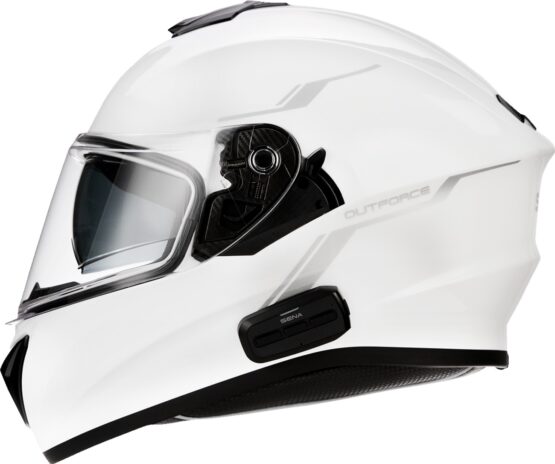 Sena OutForce Bluetooth Helmet Glossy White - Size Small