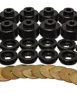 Energy Suspension Body Mount Set - Black