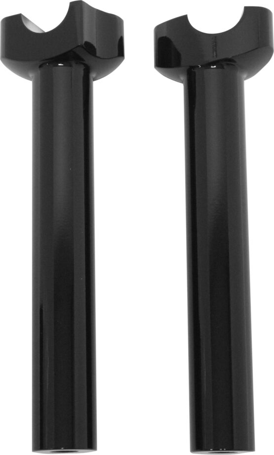 HardDrive 8.5 Inch Straight Black Handlebar Risers