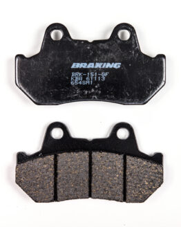 Braking 654SM1 Semi-Metallic Brake Pad Set For Honda Models