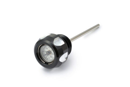 HardDrive Oil Temp Dipstick Black Machined For Harley M8 Touring 17-19 - Image 2