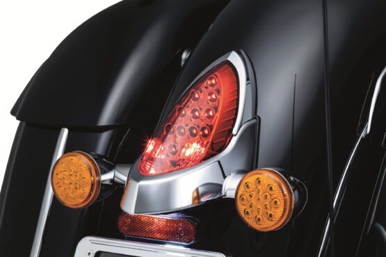 Kuryakyn Tail Light Top Trim Indian Models Chrome - Image 2