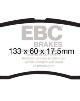 EBC Redstuff Front Ceramic Brake Pads DP31874C Fits 13+ Hyundai Elantra 1.8