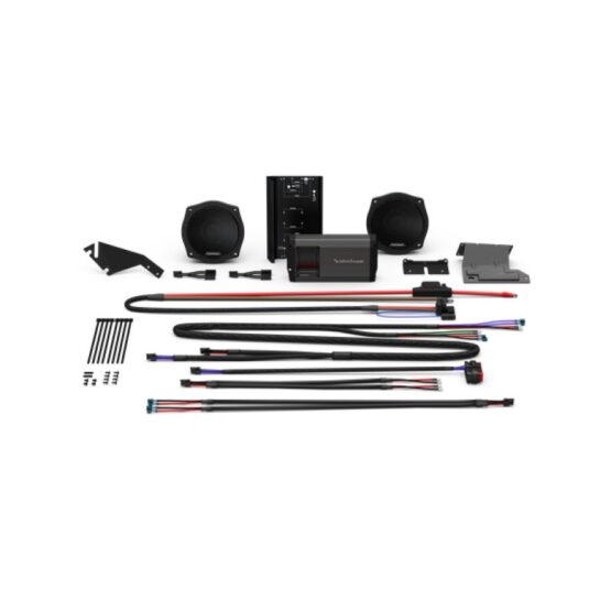 Rockford Fosgate Stage 2 Audio Kit Gen-3 Black Fits 1998-2013 Street Glide