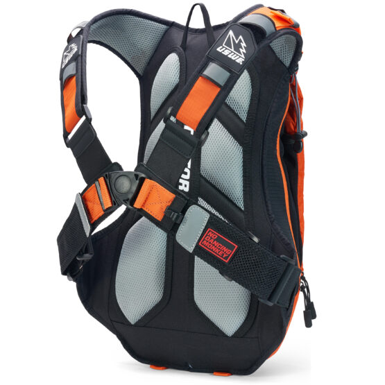 USWE Patriot 15 MTB Protector Pack Orange/Black 15L - Image 3