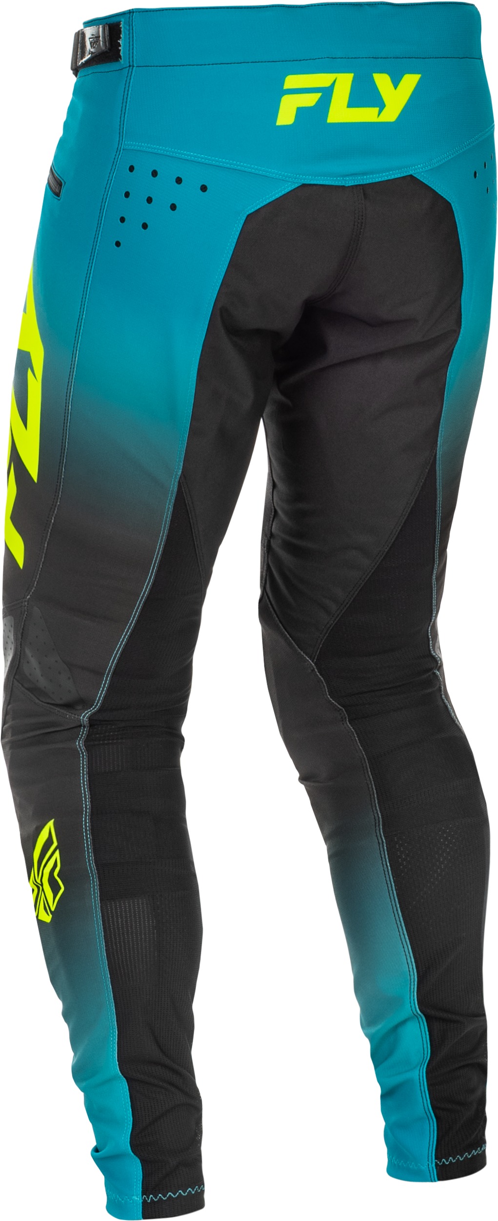 Fly Racing Rayce Bicycle Pants Teal/Black/Lime Men's 34 - Image 3