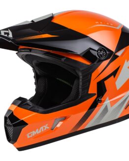 GMAX MX-46 Compound Helmet Orange/Black/Grey Large