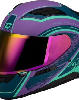 GMAX FF-98 Aftershock Full Face Helmet Matte Purple/Blue Large