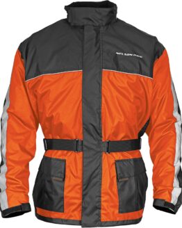 Nelson Rigg Solo Storm Waterproof Jacket Orange/Black XL Men's