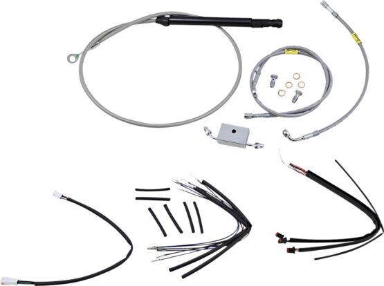 Extended Braided S.S. Control Cable Kit For 16" Gorila Bars