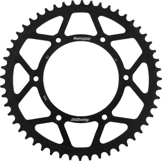 Supersprox Rear Steel Sprocket 52T Black Fits 93-20 KTM Husqvarna Husaberg