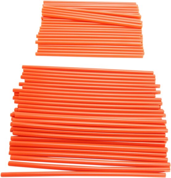 Orange Spoke Covers - 80 Pack