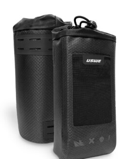 USWE Food Pouch Black Bike Handlebar Snack Pocket