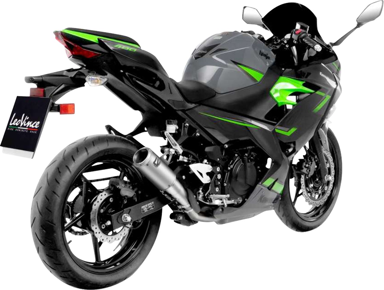 Leovince LV Corsa Titanium Slip-On Muffler For Kawasaki Ninja 500 - Image 3