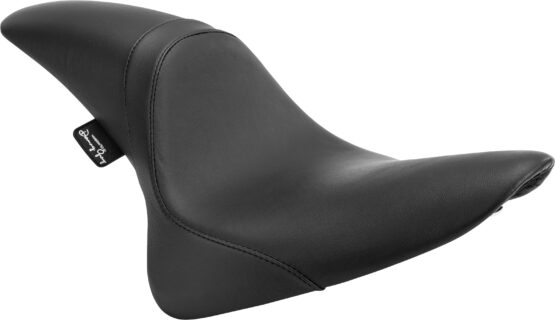 Danny Gray Shorthop 2-Up XL Seat Black Leather/Vinyl Fits 00-07 HD Softail