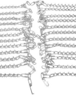 Moose Offroad V-Bar Tire Chains Pair For Many ATVs and UTVs