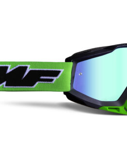 FMF PowerBomb Goggles Rocket Lime Green w/ Mirror Lens