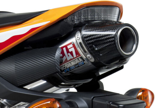 Yoshimura RS5 Slip-On Exhaust Stainless/Carbon Black Fits 09-25 Honda CBR600RR