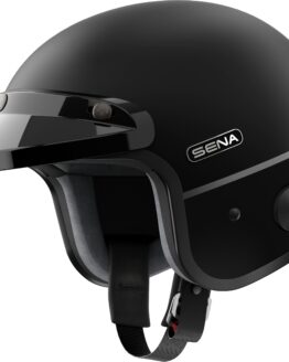 Sena Surge Open Face Helmet Mesh Matte Black/Gloss Black 2X-Large