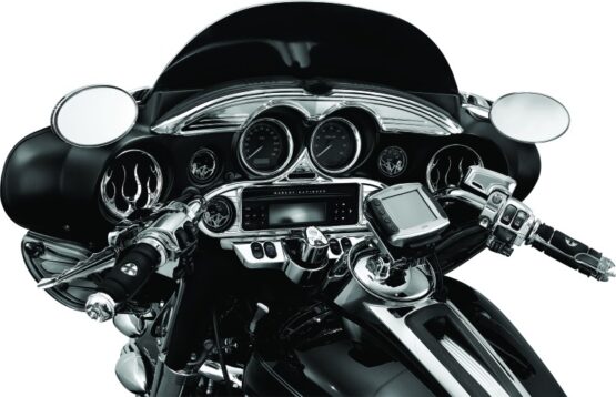 Kuryakyn Chrome Stereo Accent Fits 1996-2013 FL Touring Models - Image 3