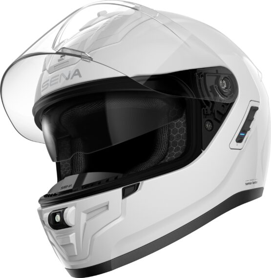 Sena Phantom Full Face Smart Helmet Gloss White Medium - Image 4