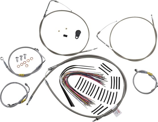 Burly Brand Control Kit 15in Bagger Bar Harley FLHT/FLHTC/FLHTCU 00-06