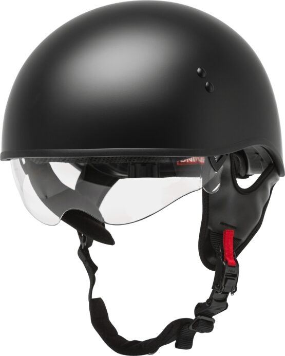 GMAX HH-65 Half Helmet Naked Matte Black XS - Image 3