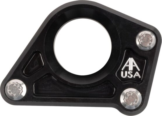 Alloy Art Floor Board Delete Mount Black Anodized M8 For Harley-Davidson