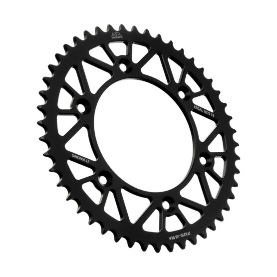 Black Aluminum Rear Sprocket - 47 Tooth 520