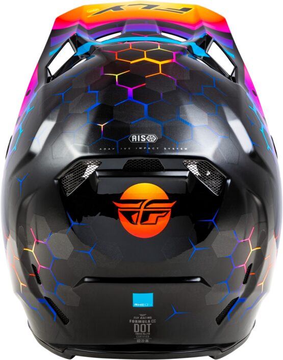 Fly Racing Formula CC Tektonic Helmet Black/Sunset 2X-Large - Image 3