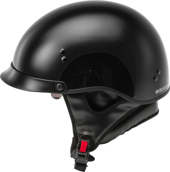 GMAX HH-65 Full Dressed Half Helmet Black Medium - Image 3