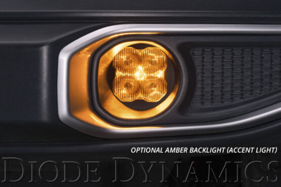 SS3 Type OB LED Fog Light Kit Sport - Yellow SAE Fog - Image 2