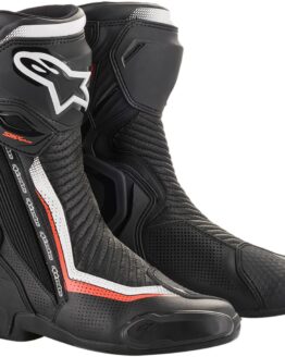 SMX Plus Street Riding Boots Black/Red/White US 9.5
