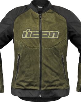 ICON Women's Overlord3 Mesh Jacket Green/Black M