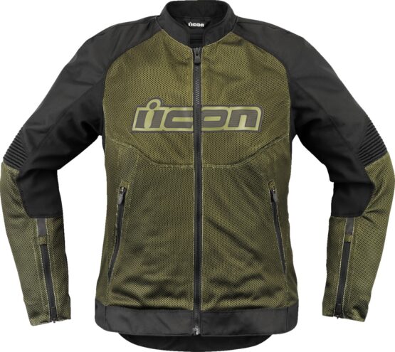 ICON Women's Overlord3 Mesh Jacket XS Green/Black