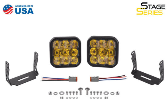 SS5 LED Pod Pro - Yellow Combo (Pair) - Image 2